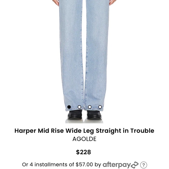 AGOLDE harper high waist jeans